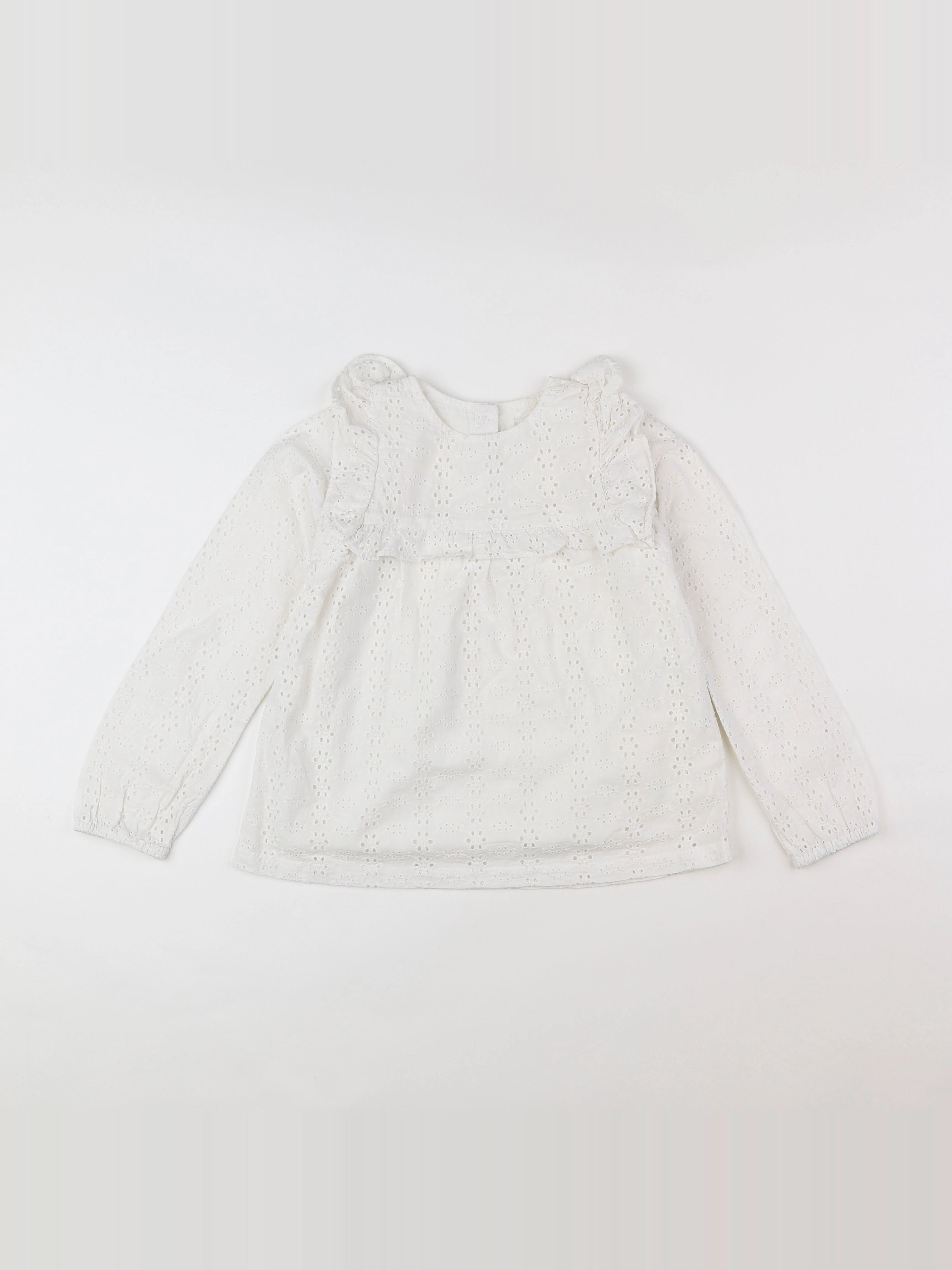 Vertbaudet - blouse blanc - 9 ans