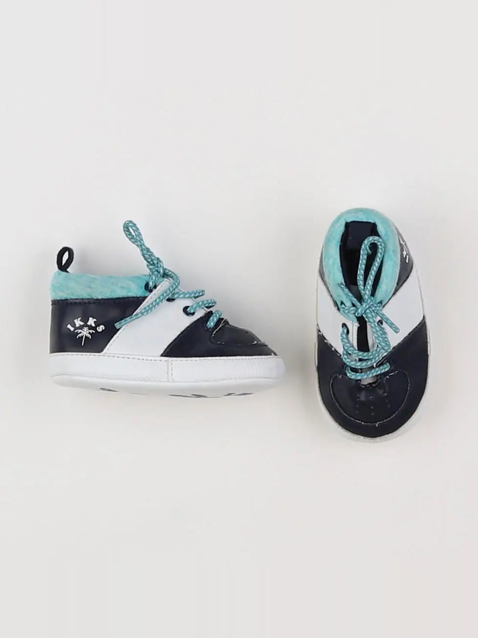 IKKS - chaussons bleu, blanc - pointure 19/20