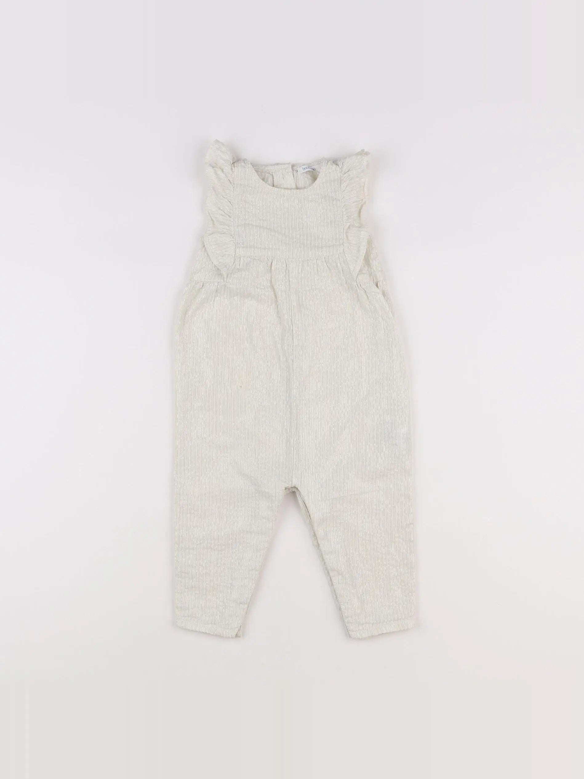 Boutchou - combinaison beige, argent - 9 mois
