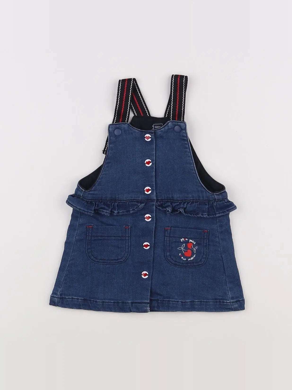 Terre de marins - robe bleu - 6 mois