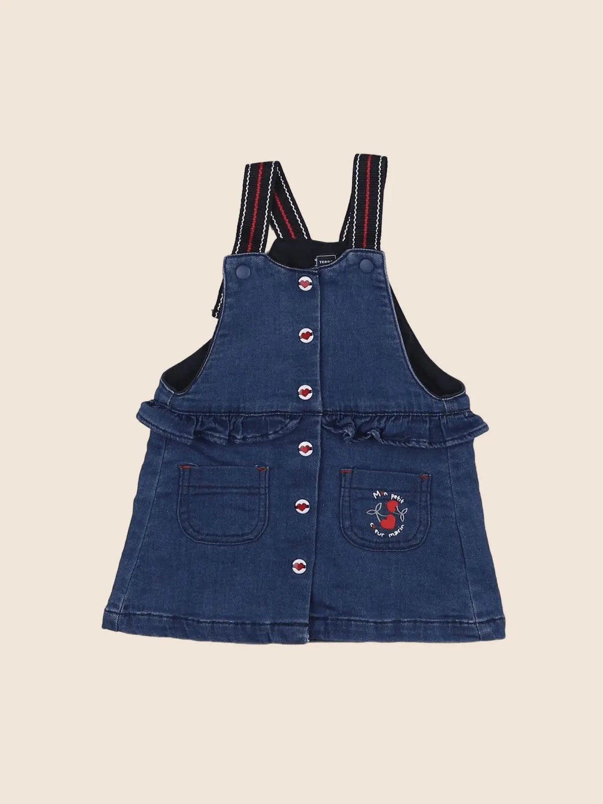 Terre de marins - robe bleu - 6 mois
