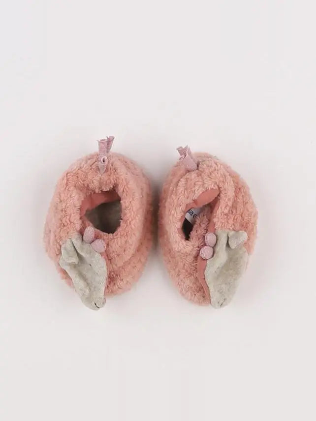 Moulin Roty - chaussons rose - pointure 16/17