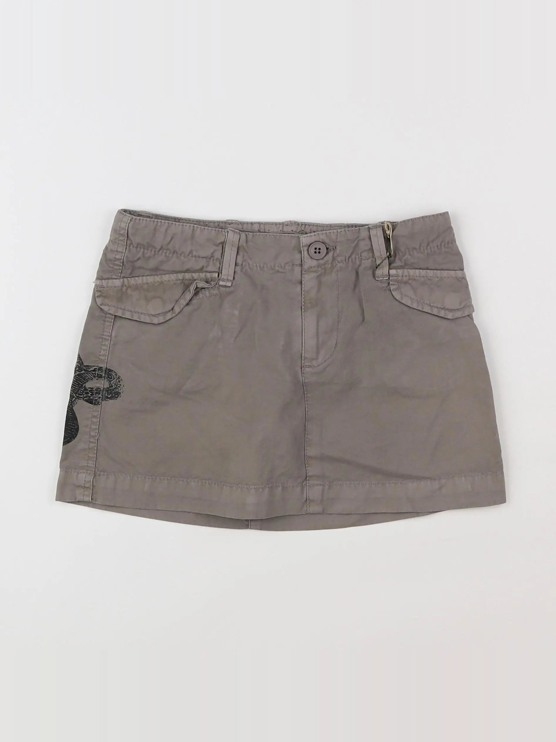 Bellerose - jupe gris (état neuf) - 4 ans