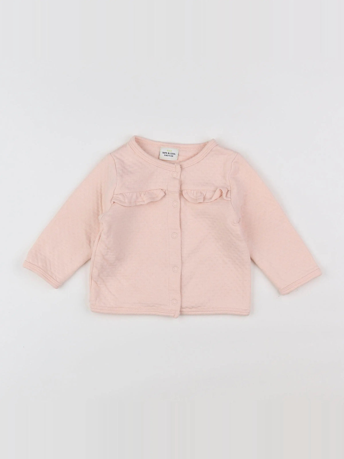 Tape à l'oeil - gilet rose - 9 mois
