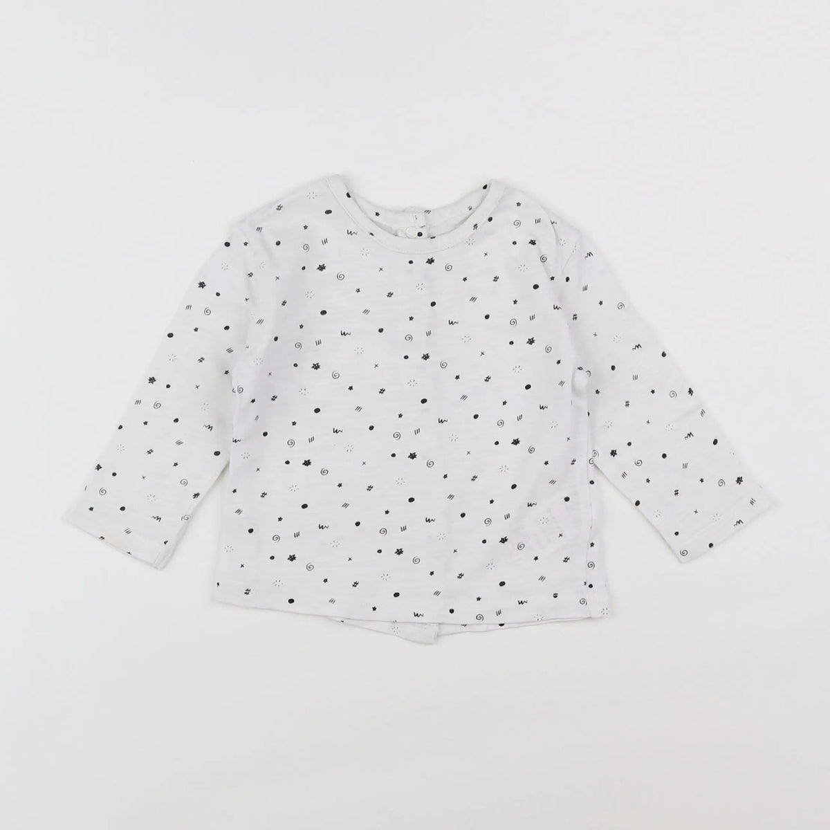 Vertbaudet - tee-shirt blanc - 9 mois