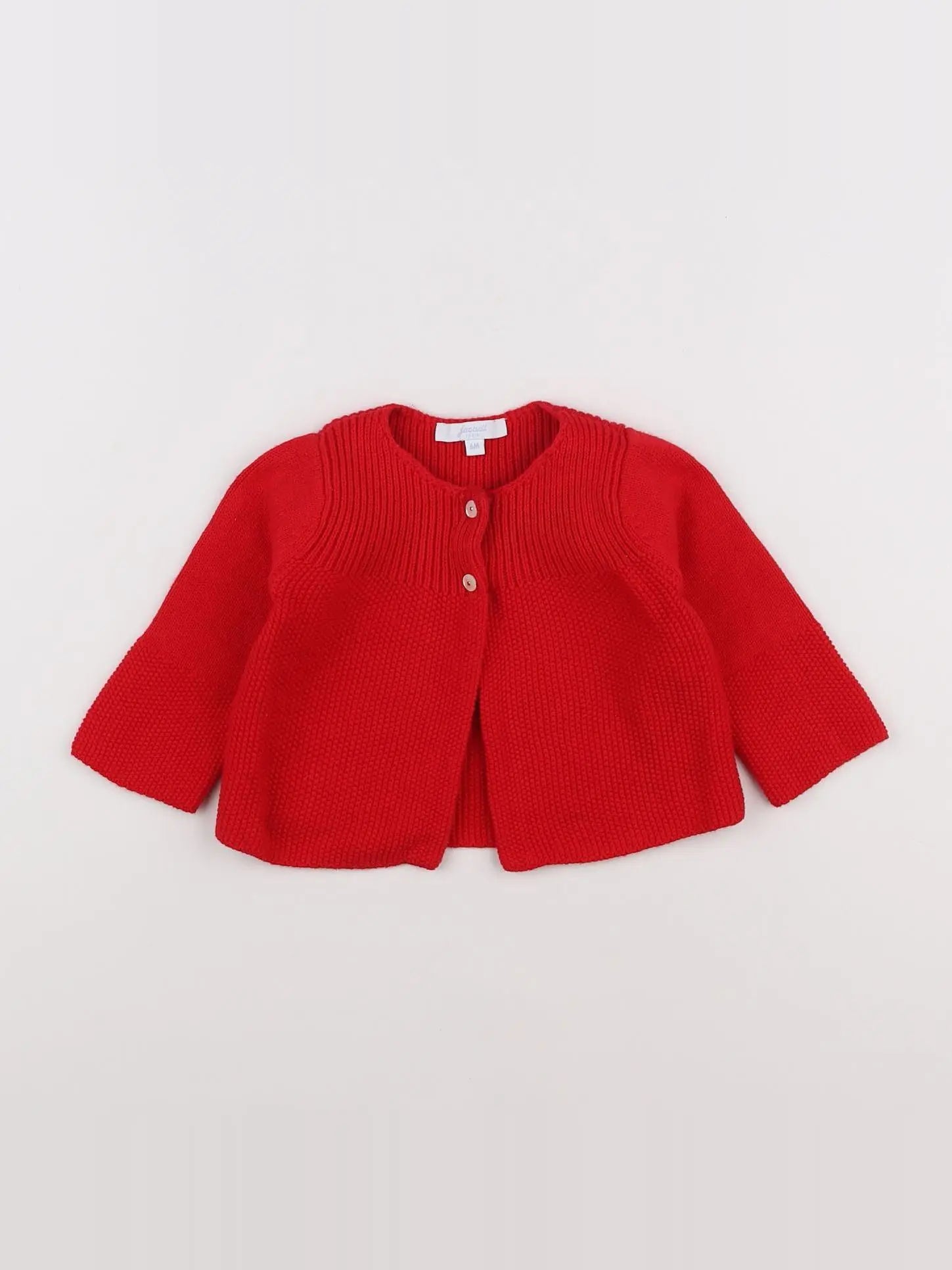 Zara - gilet rouge - 6 mois