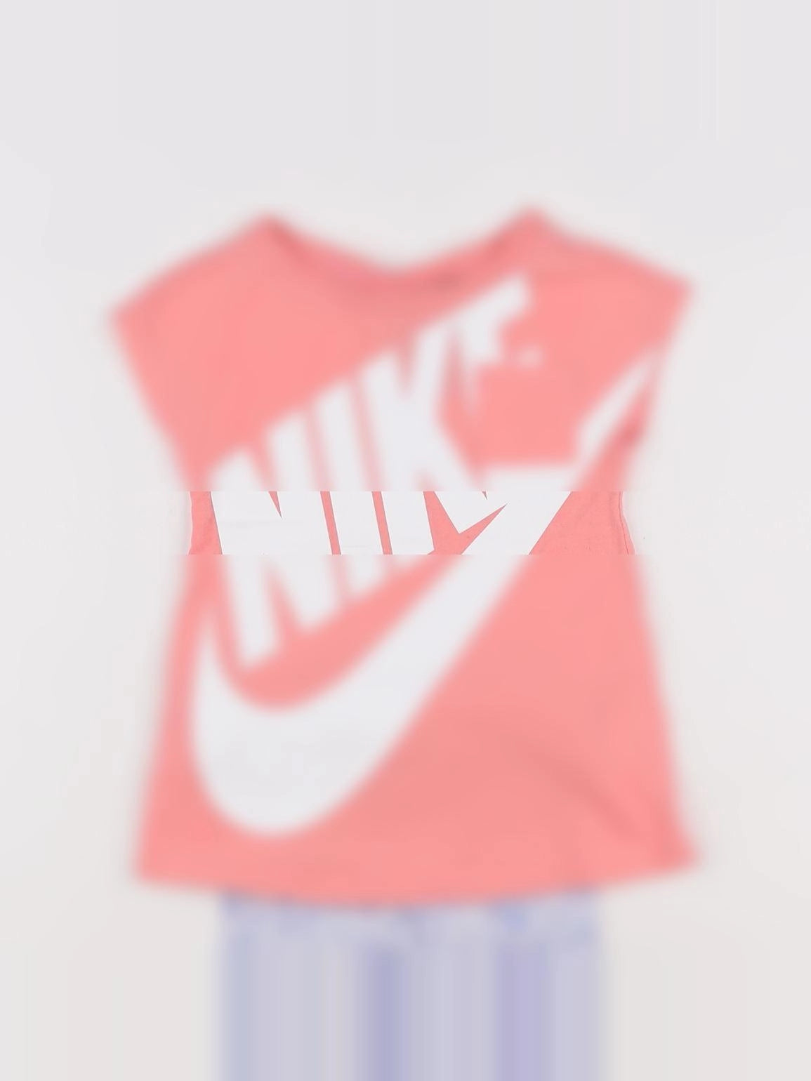 Nike - ensemble blanc, rose - 12 mois