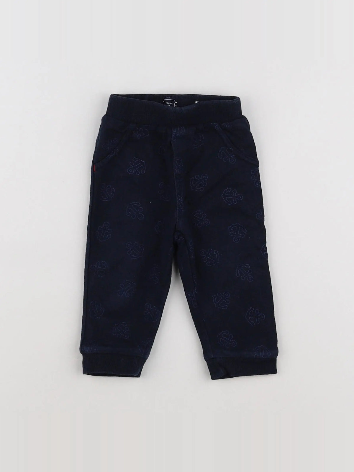 Terre de marins - jogging bleu, blanc - 6 mois