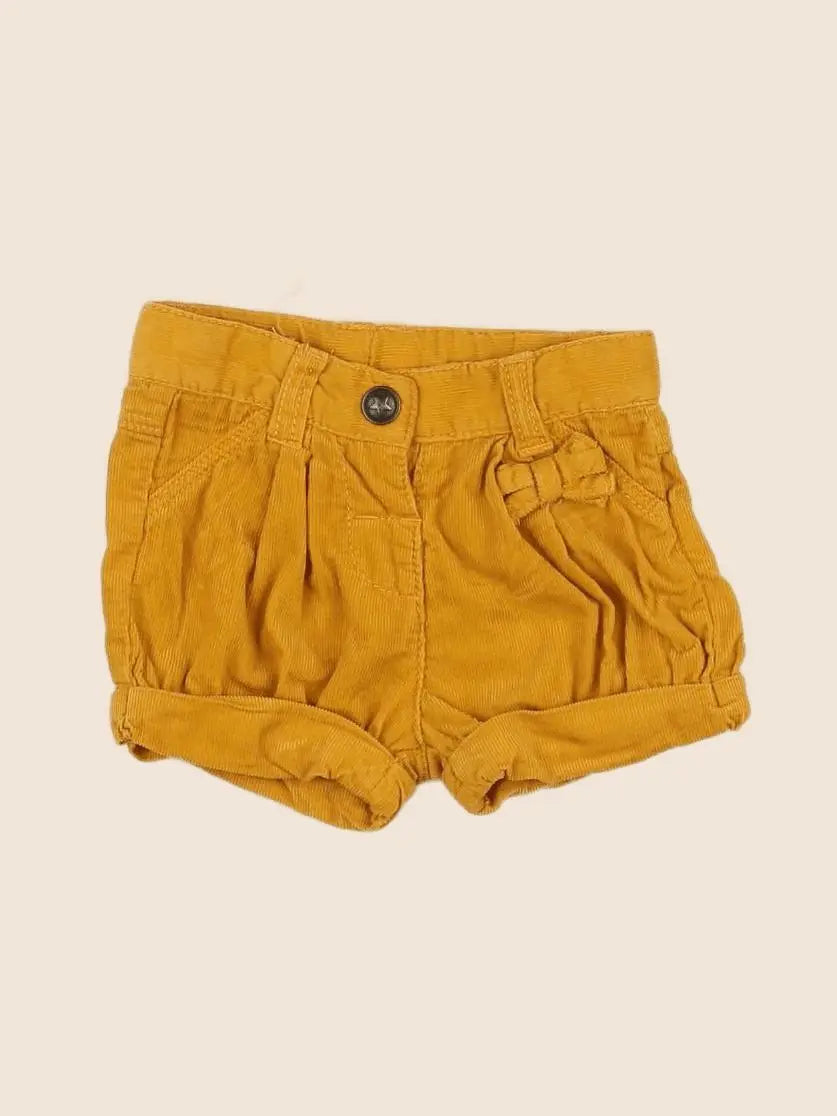 Tape à l'oeil - short jaune - 3 mois