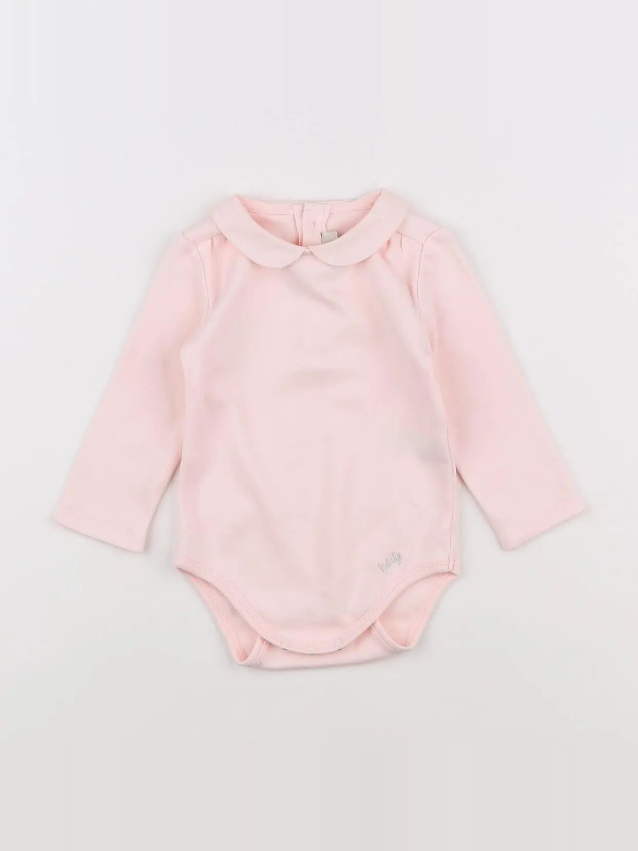 Natalys - body à col rose - 6 mois