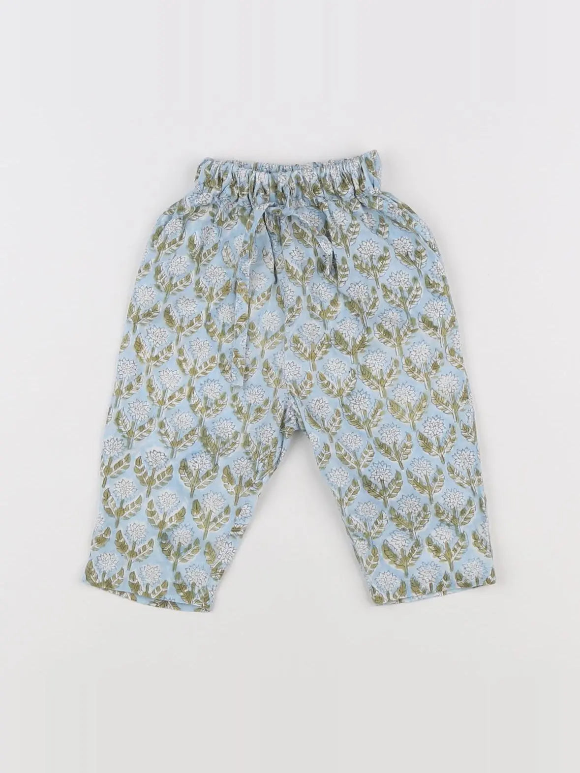 Apaches Collections - pantalon bleu, blanc - 3 mois