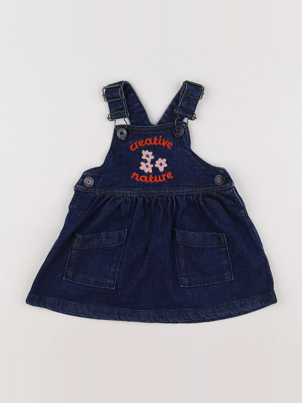 Catimini - robe bleu - 6 mois