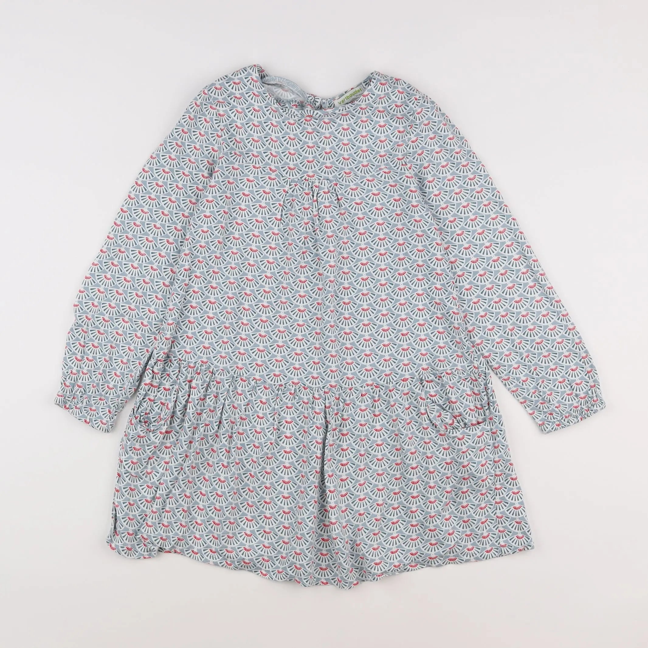 Vertbaudet - robe bleu - 8 ans