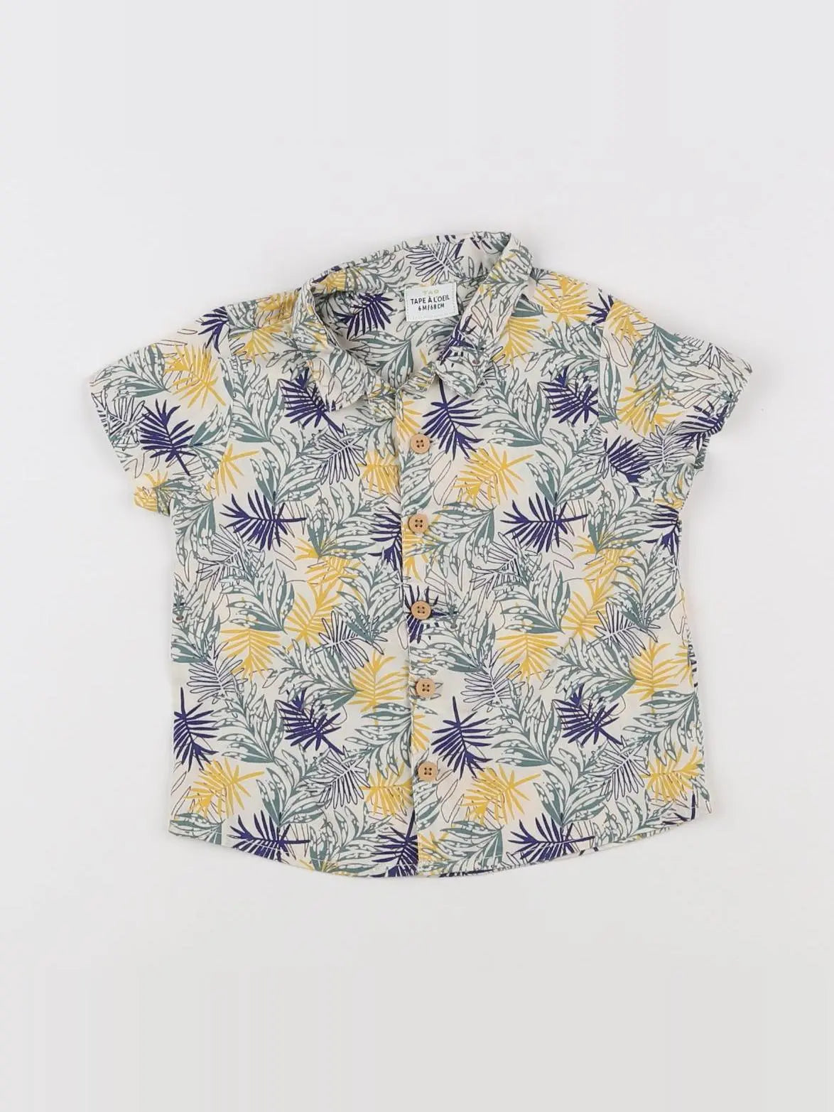 Tape à l'oeil - chemise multicolore - 6 mois