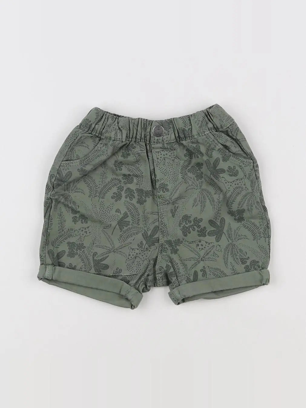 Tape à l'oeil - short vert - 6 mois