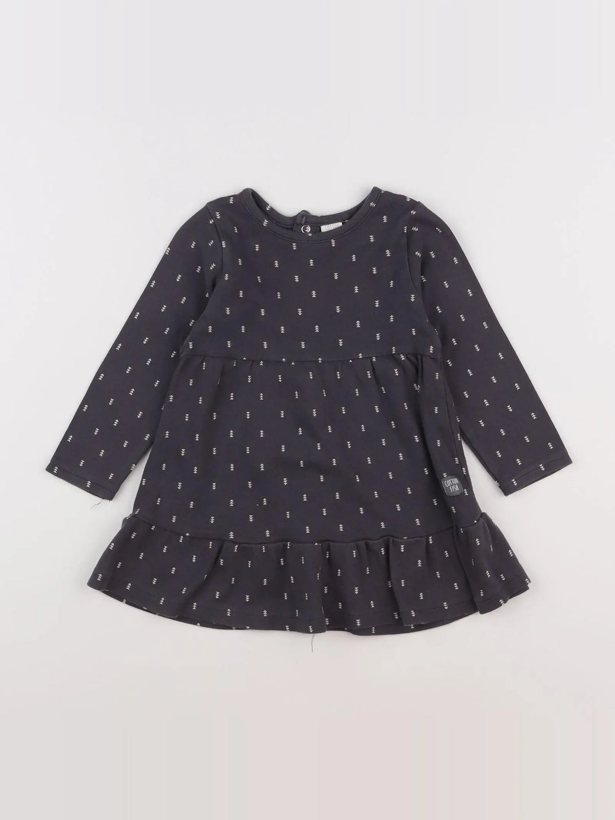 Cotton Fish - robe gris - 2 ans