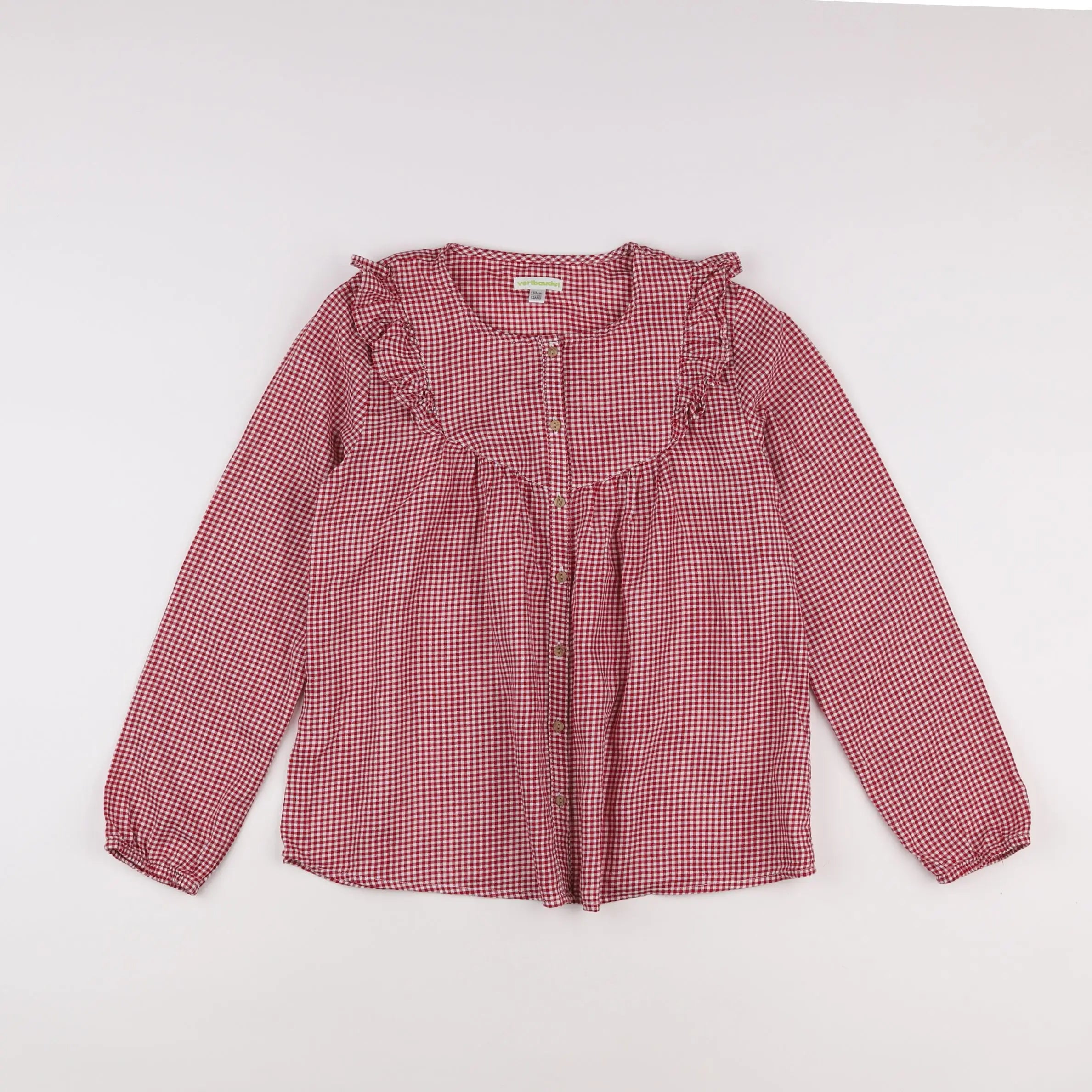 Vertbaudet - blouse blanc, rouge - 12 ans