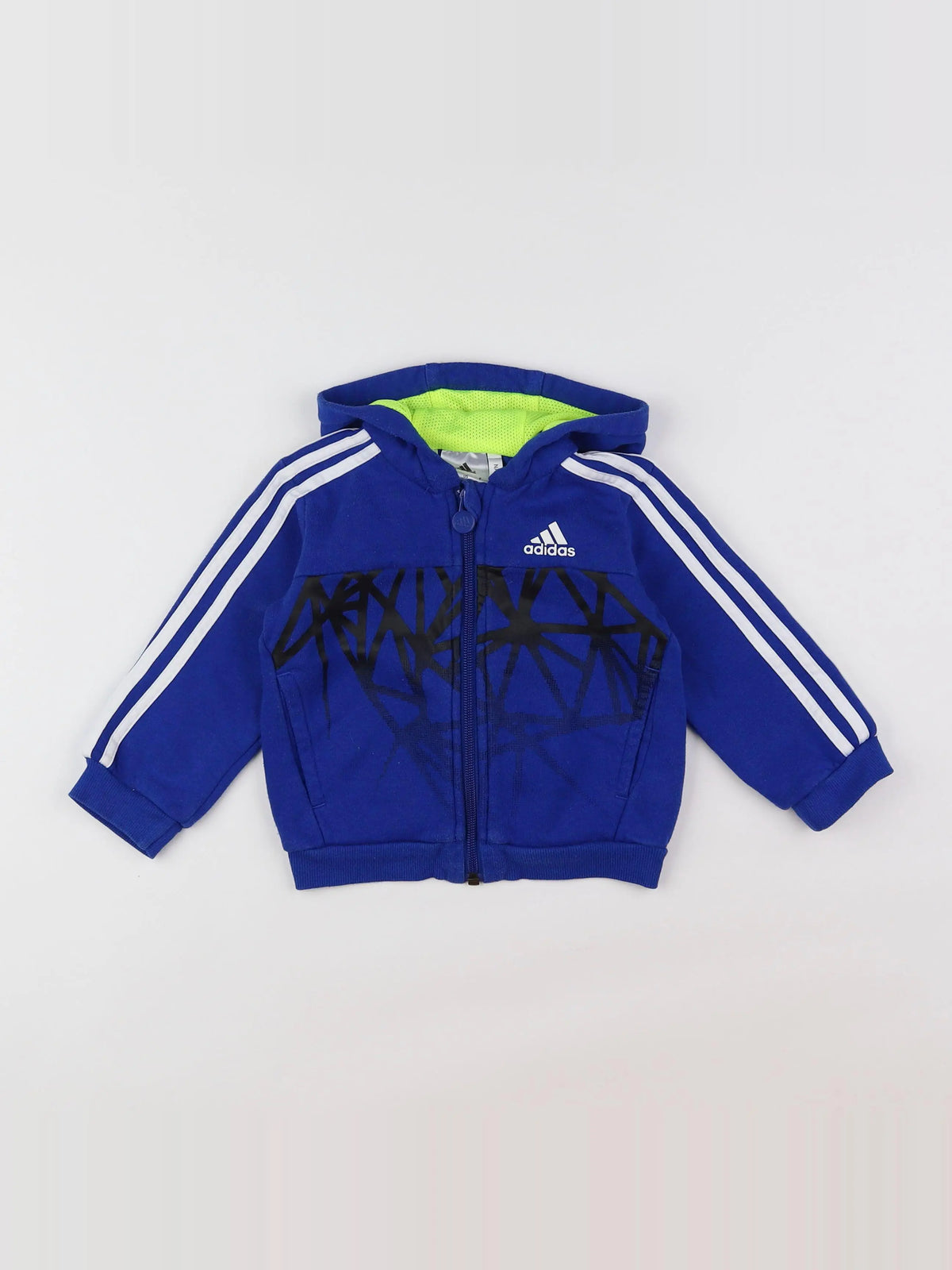 Adidas - sweat bleu - 6 mois