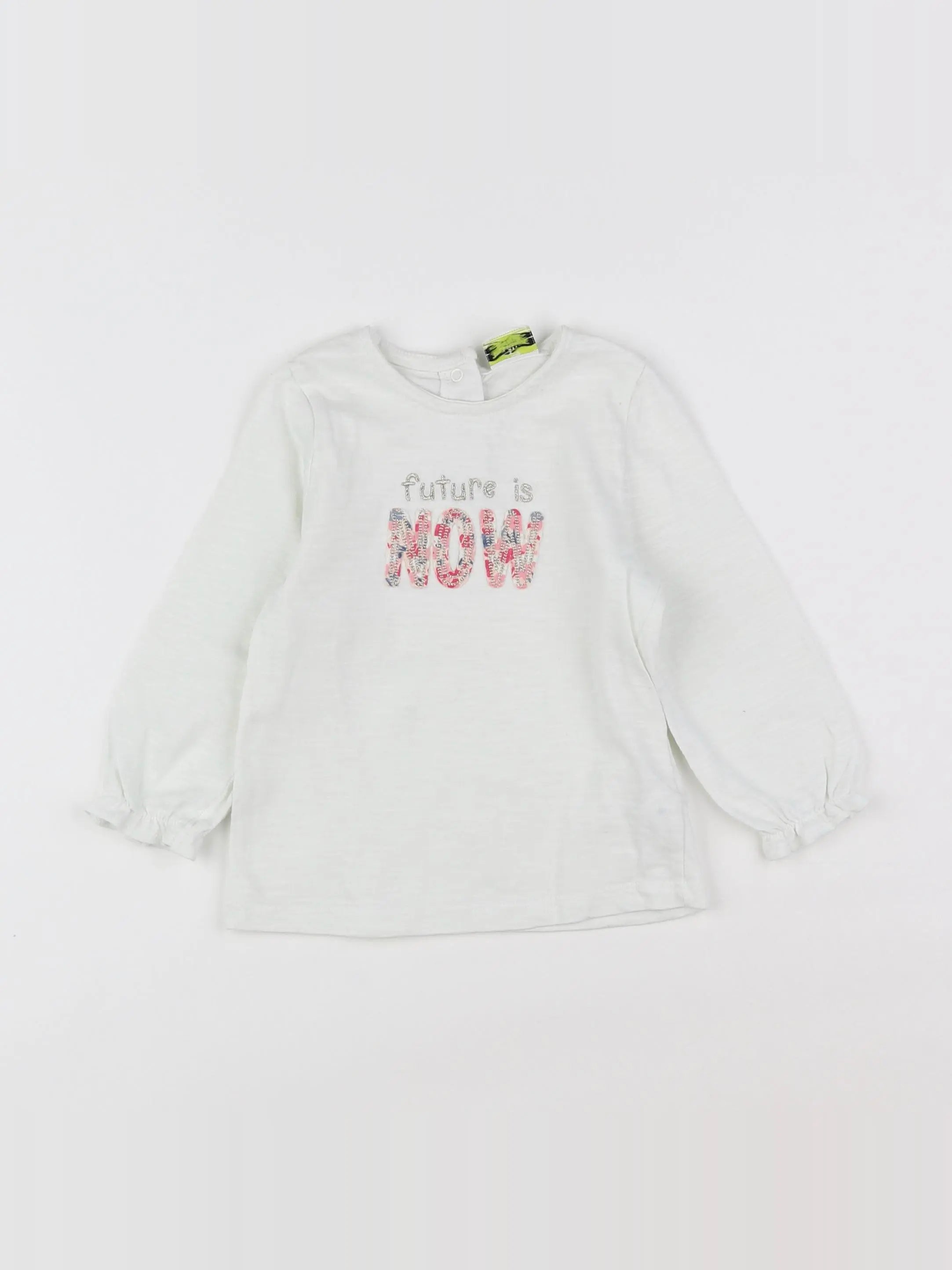 Tape à l'oeil - tee-shirt blanc - 18 mois