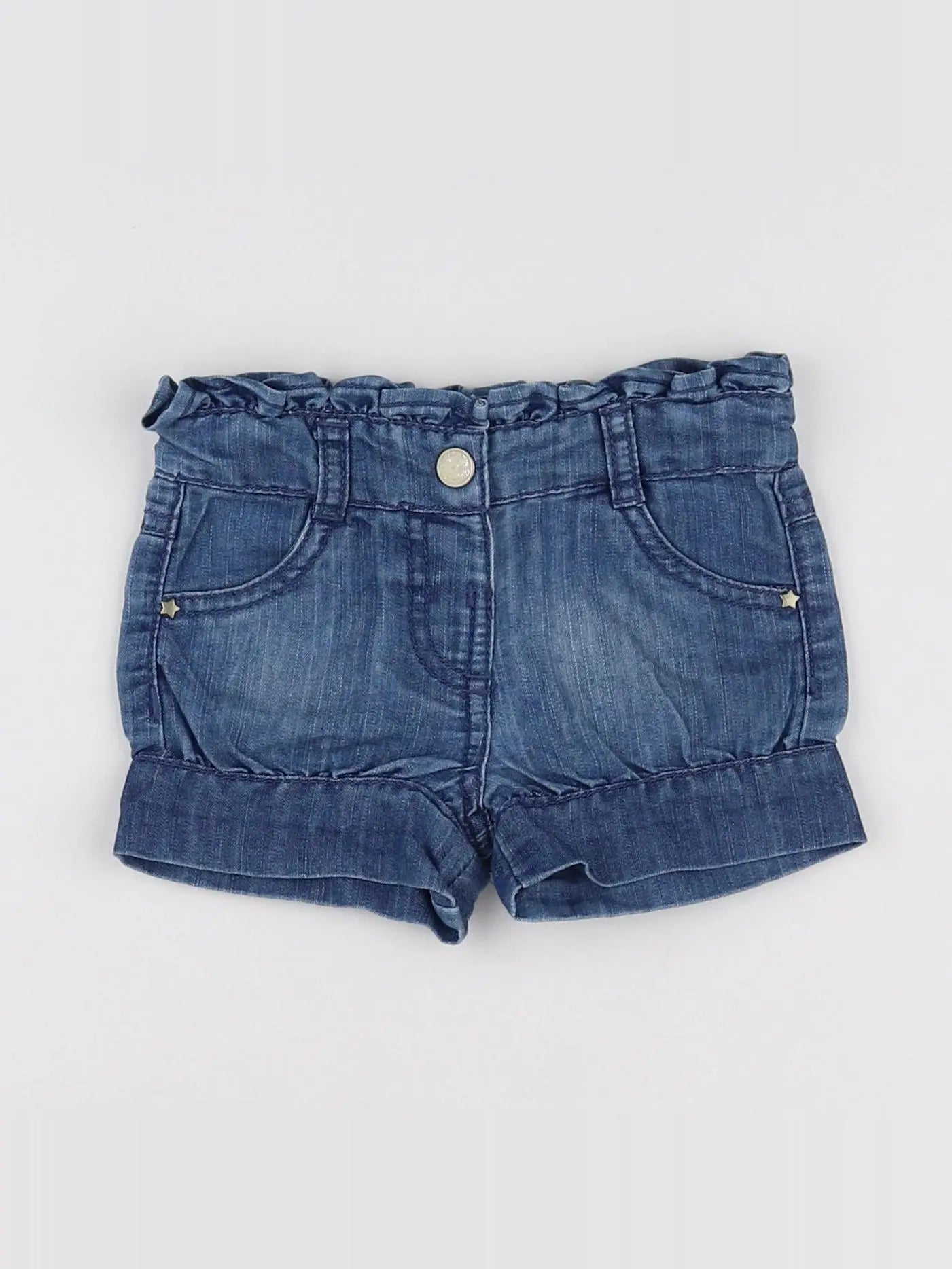 Tape à l'oeil - short bleu - 12 mois