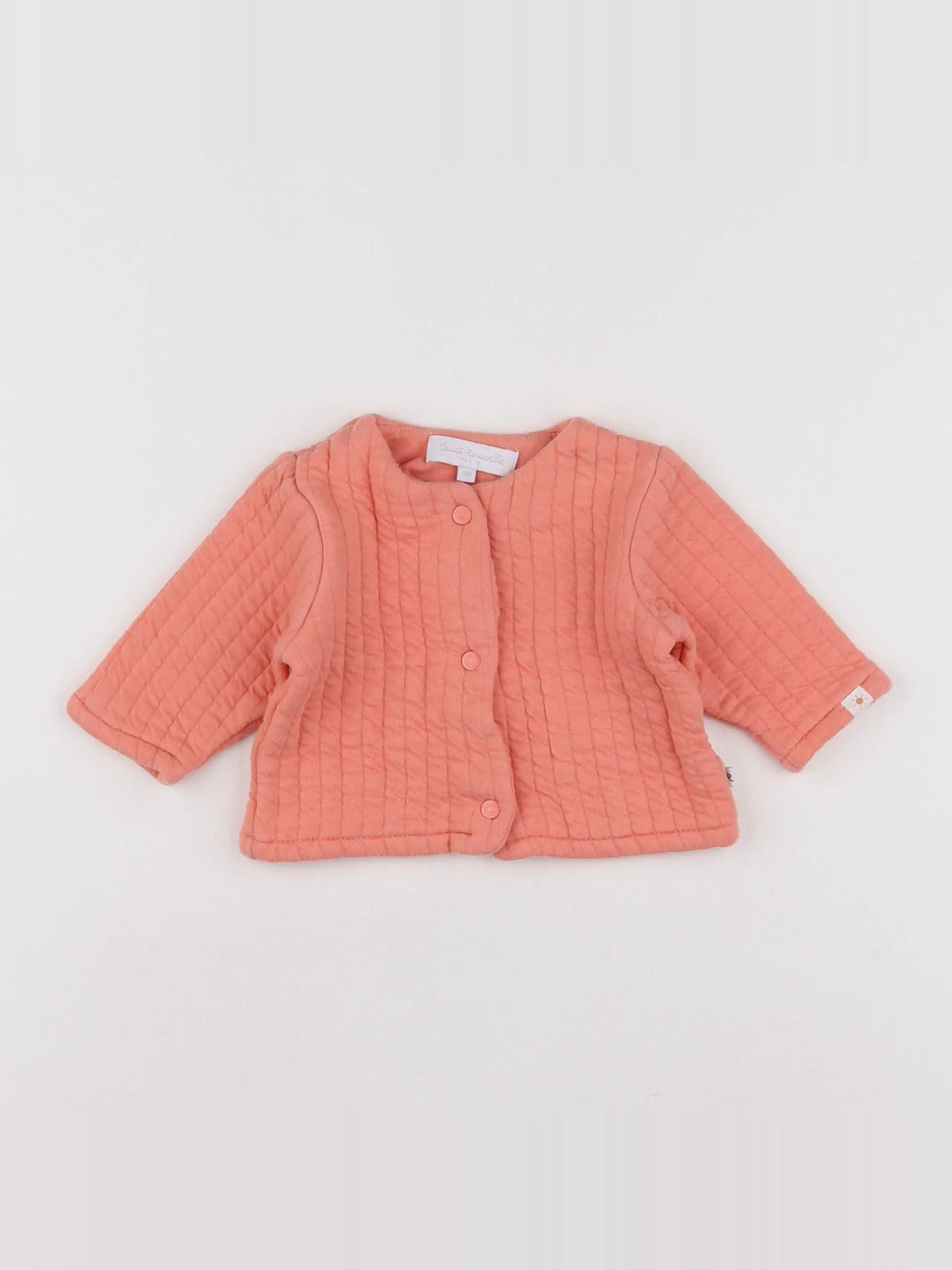Cadet Rousselle - sweat orange - 3 mois