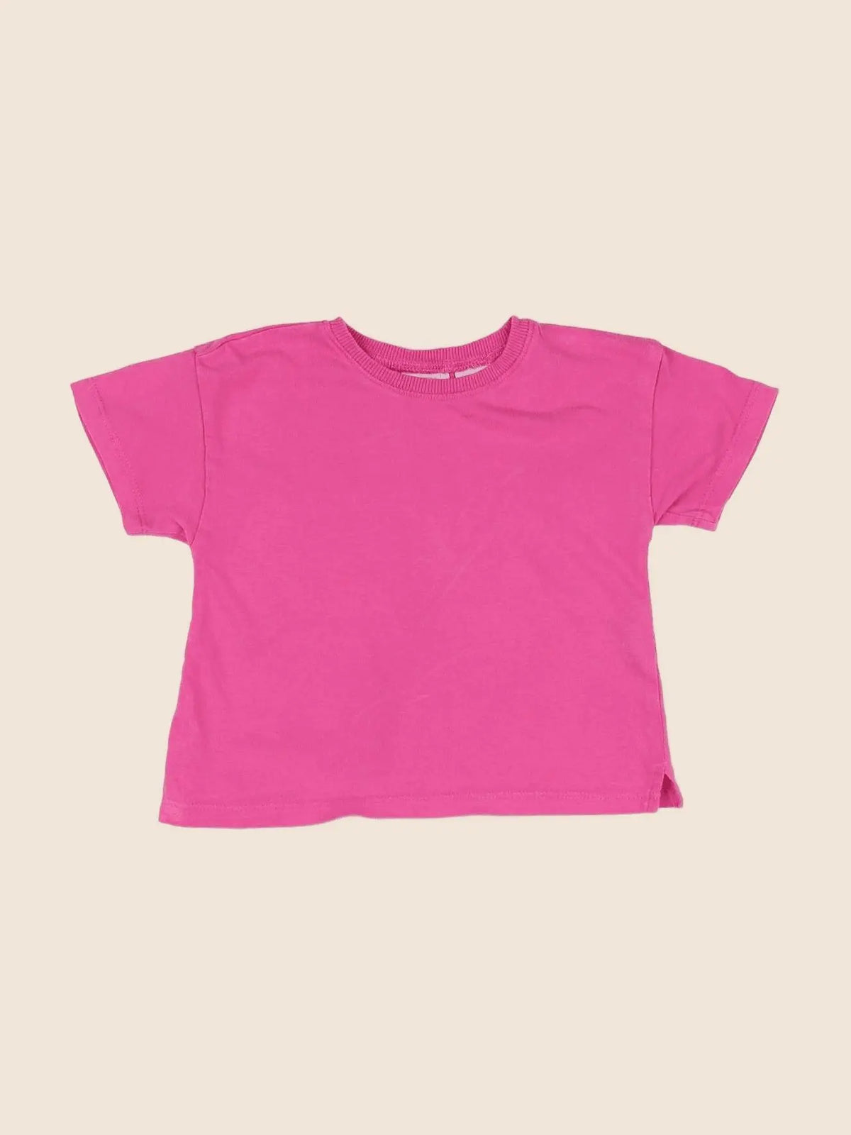 Zara - tee-shirt rose - 6/9 mois