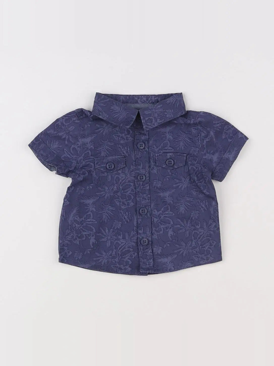 Tape à l'oeil - chemise bleu - 3 mois