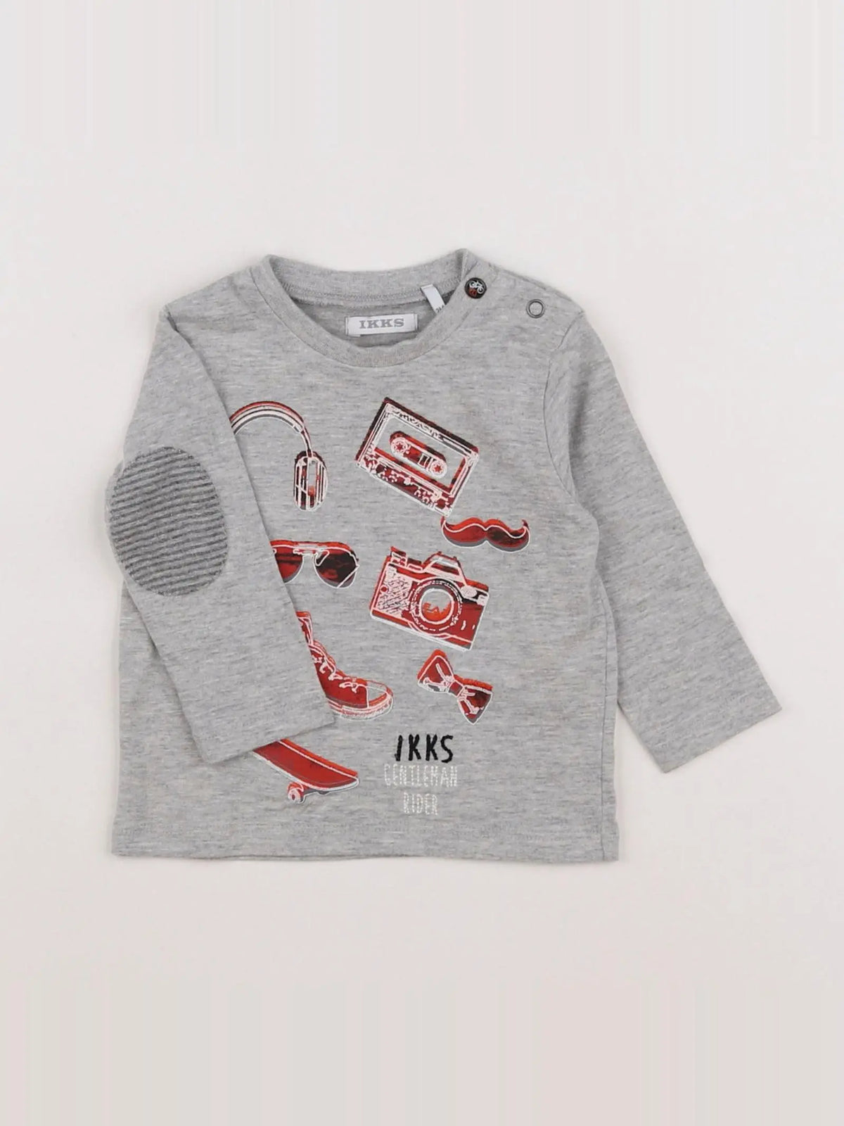 IKKS - tee-shirt gris - 3 mois