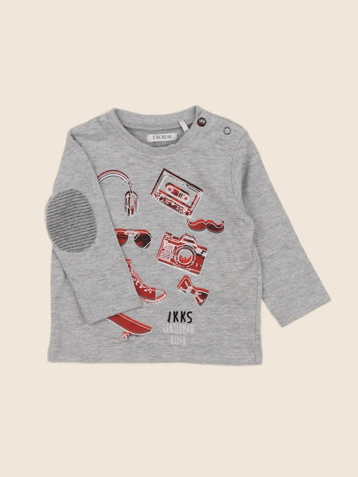 IKKS - tee-shirt gris - 3 mois