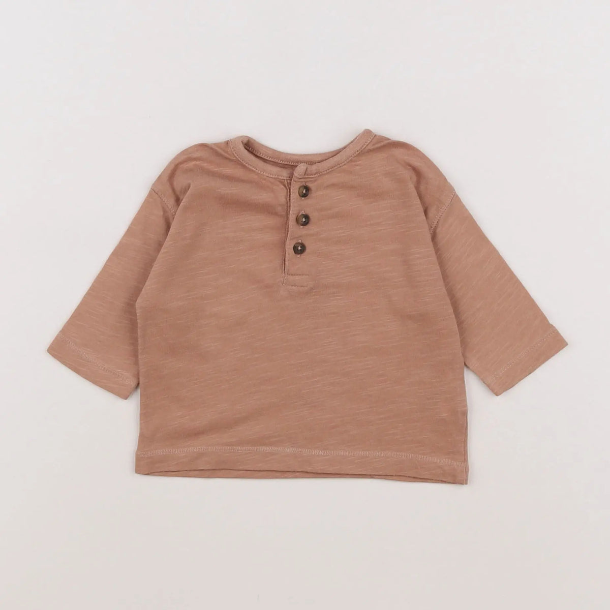 Vertbaudet - tee-shirt marron - 3 mois