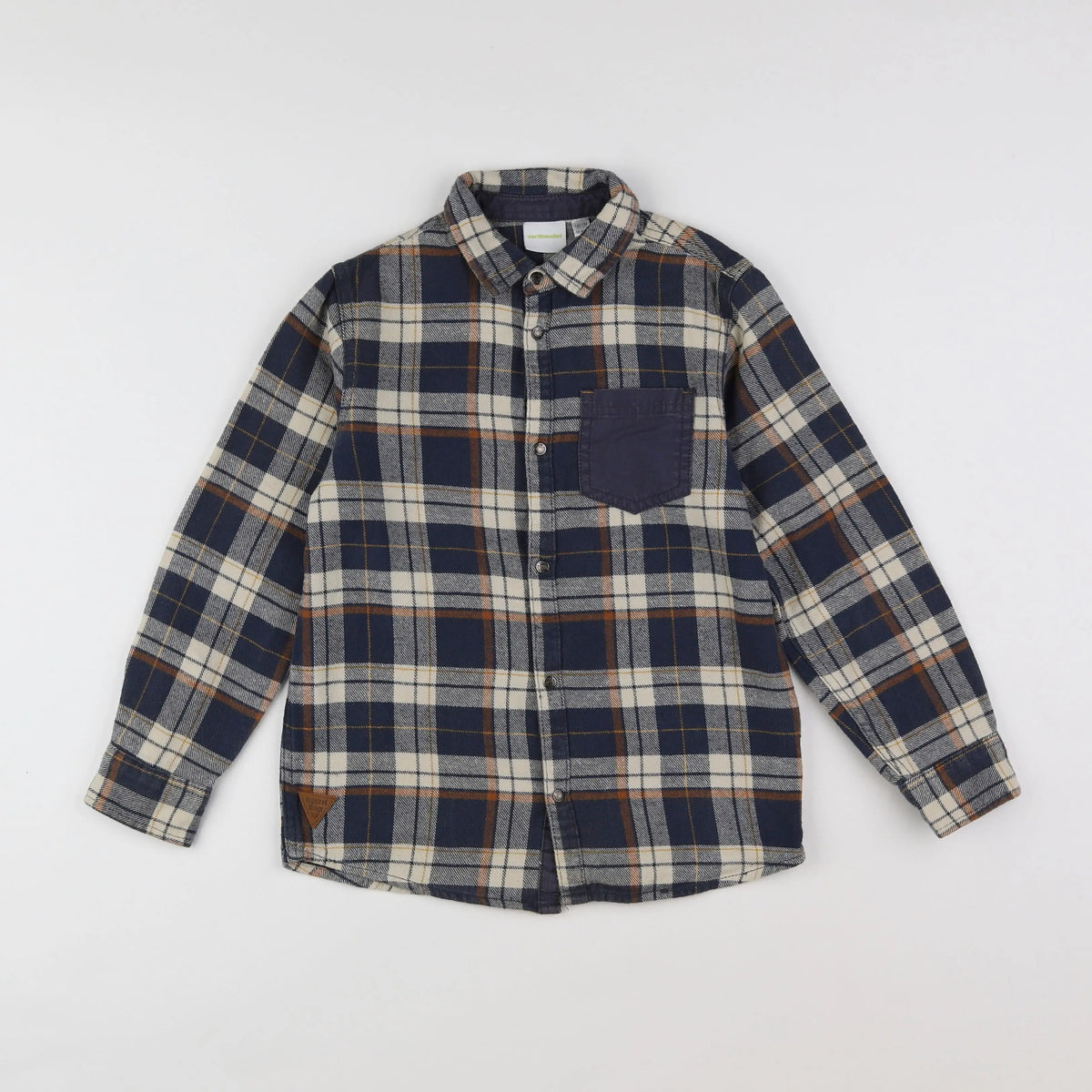 Vertbaudet - chemise bleu - 10 ans