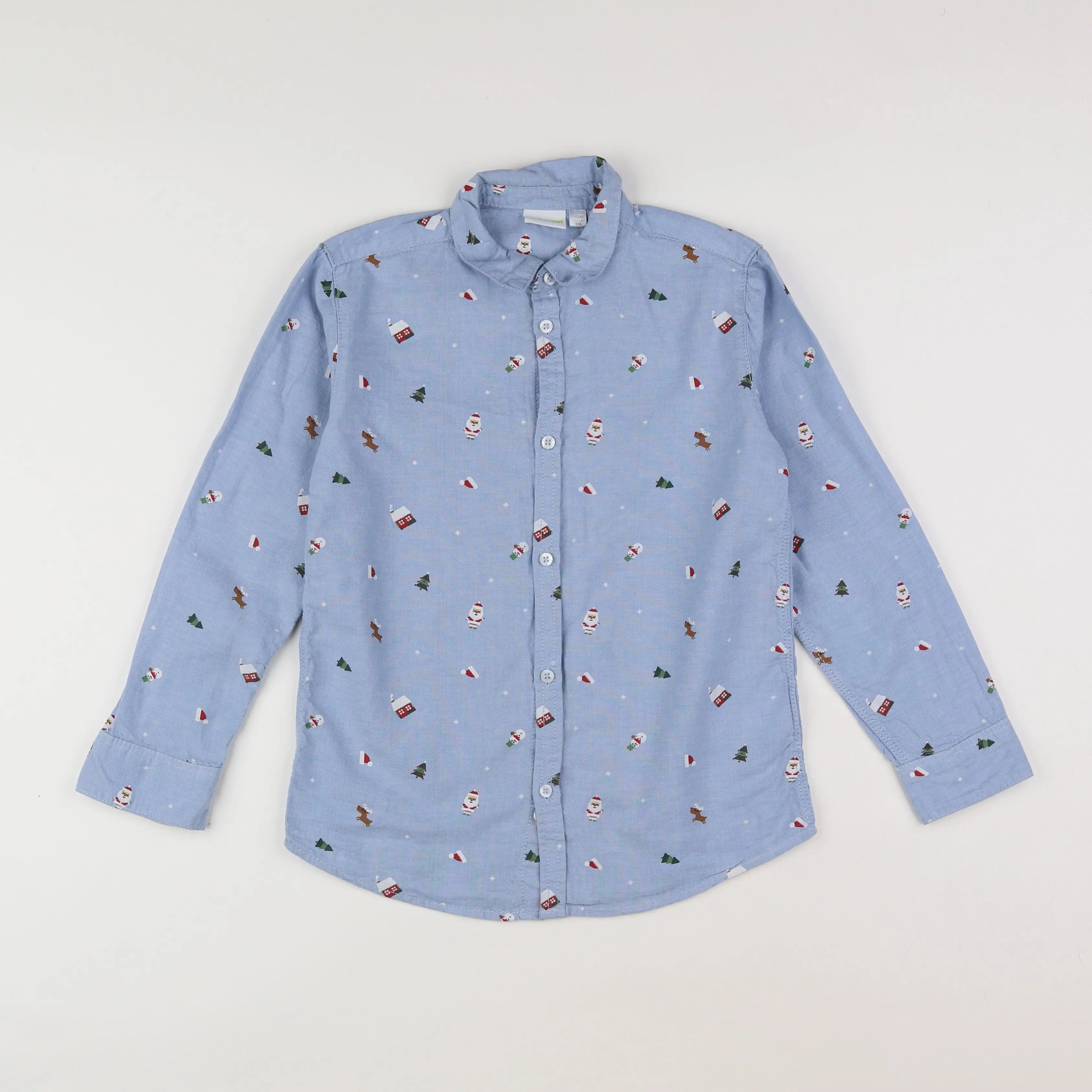 Vertbaudet - chemise bleu - 10 ans