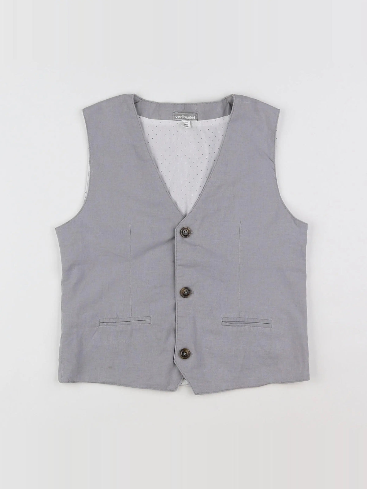 Vertbaudet - veste gris - 5 ans