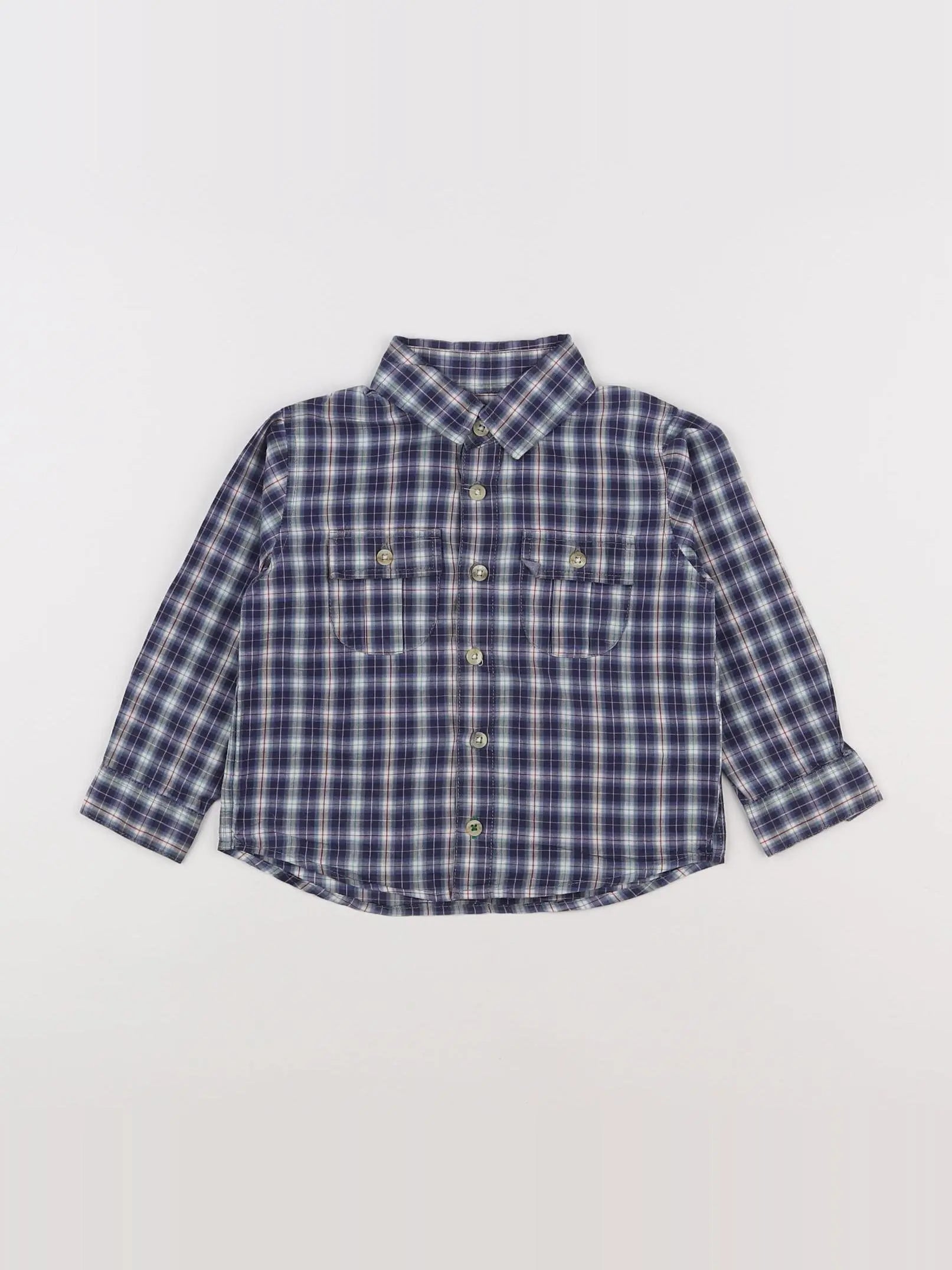 Cyrillus - chemise bleu - 2 ans