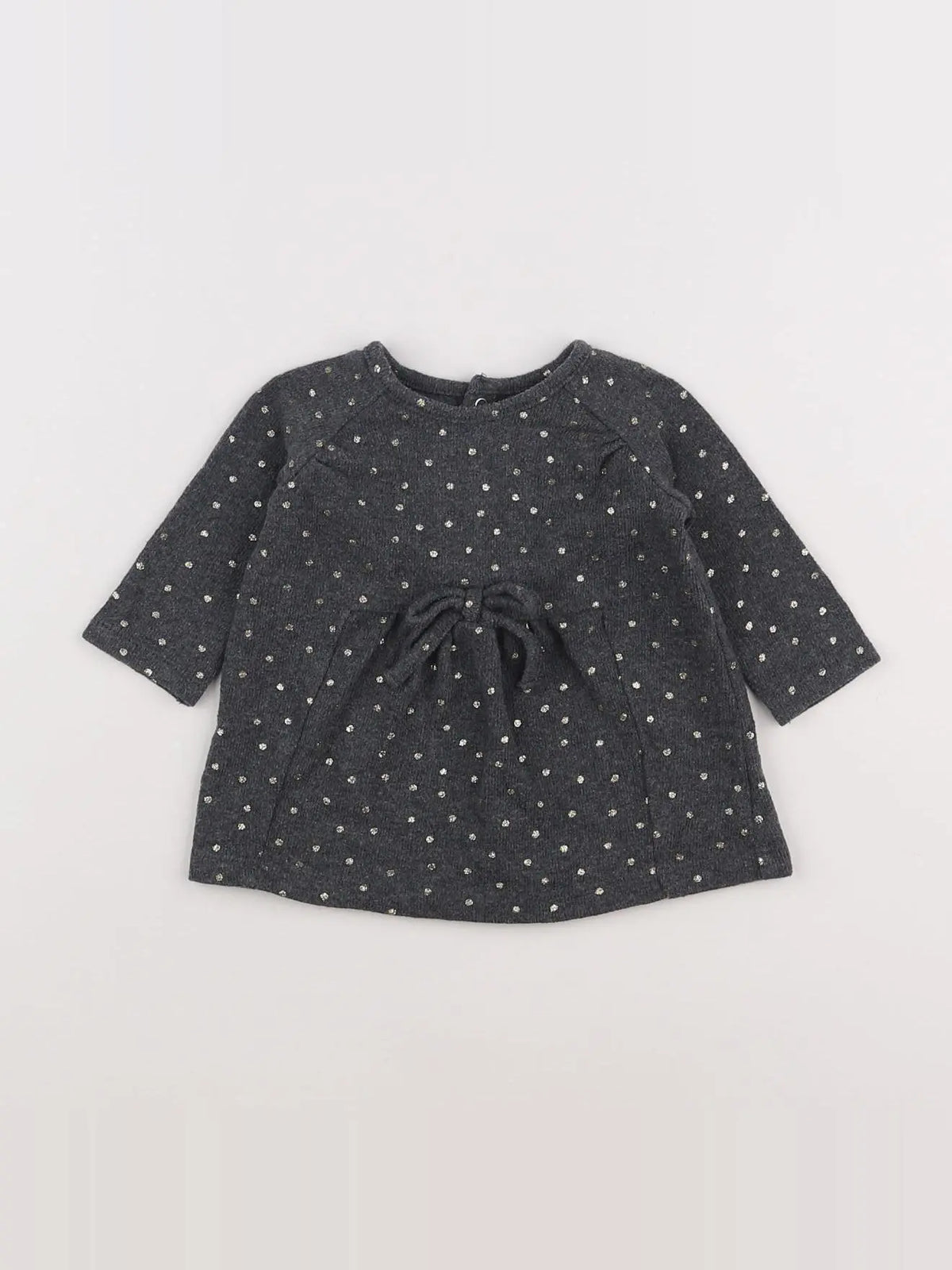 Vertbaudet - robe gris - 3 mois
