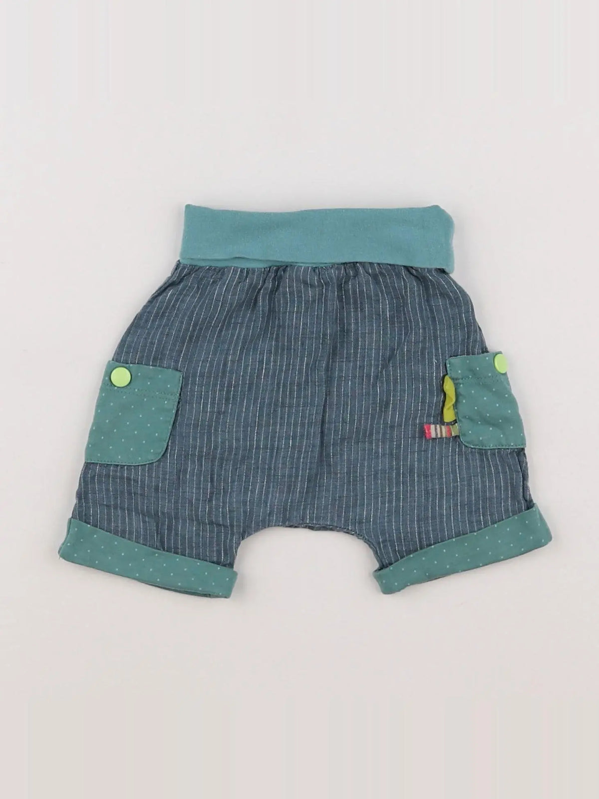 Moulin Roty - short bleu - 3 mois