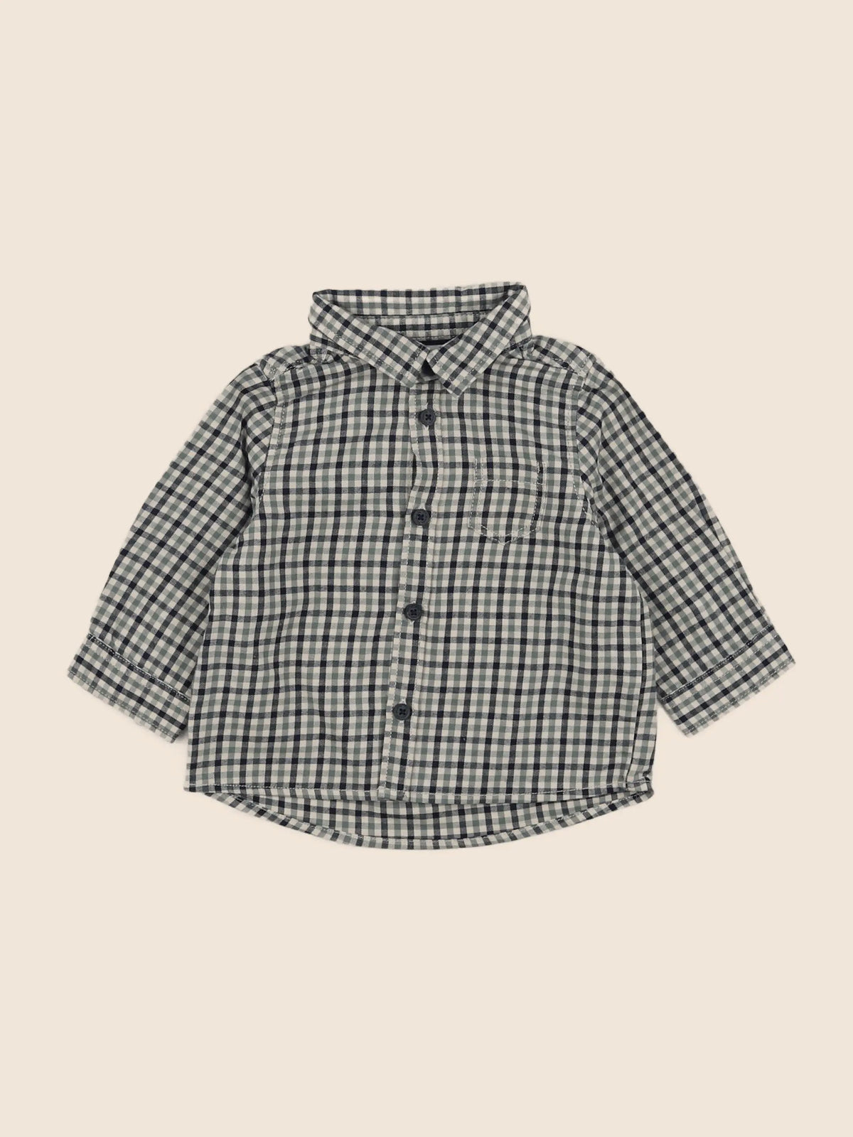 Tape à l'oeil - chemise vert - 6 mois