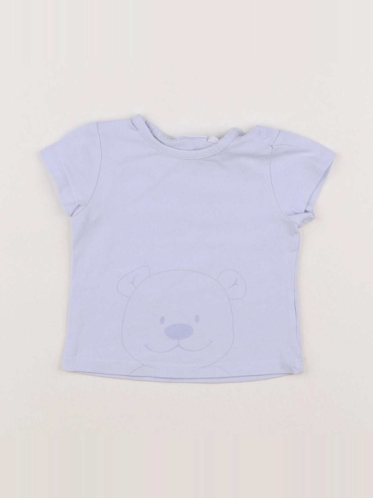 Noukie's - tee-shirt bleu - 6 mois