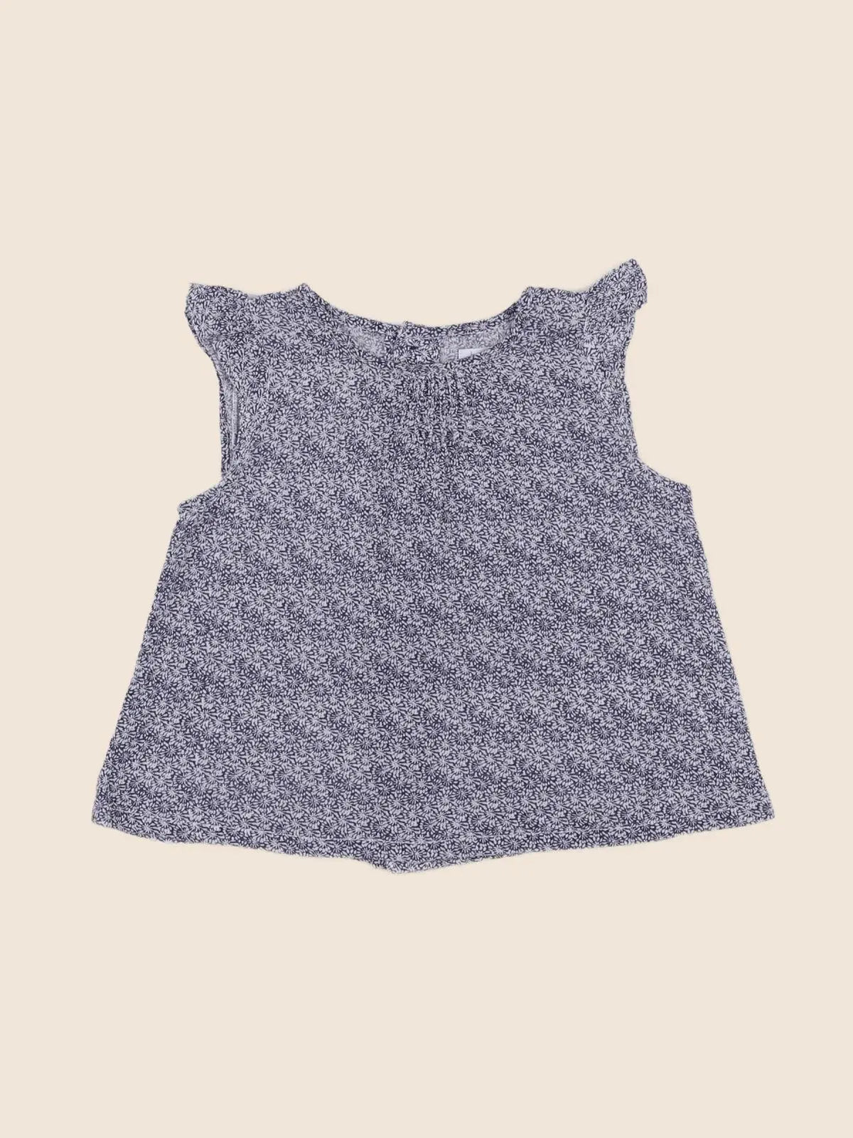 Boutchou - blouse bleu - 9 mois