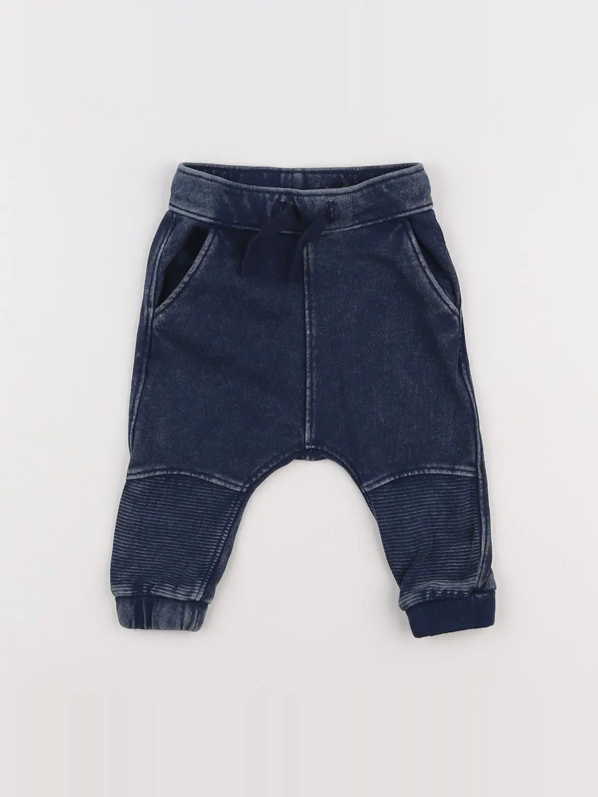 H&M - sarouel bleu - 6 mois