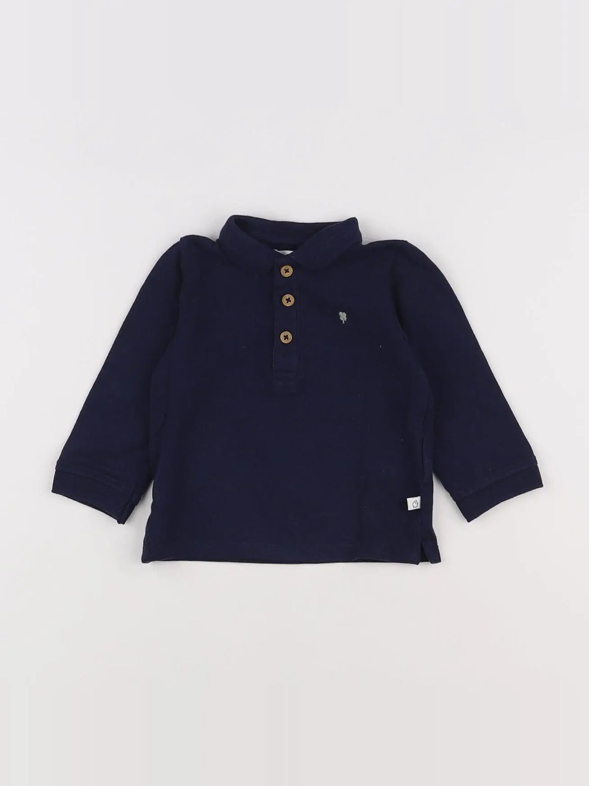 Cadet Rousselle - polo bleu - 6 mois