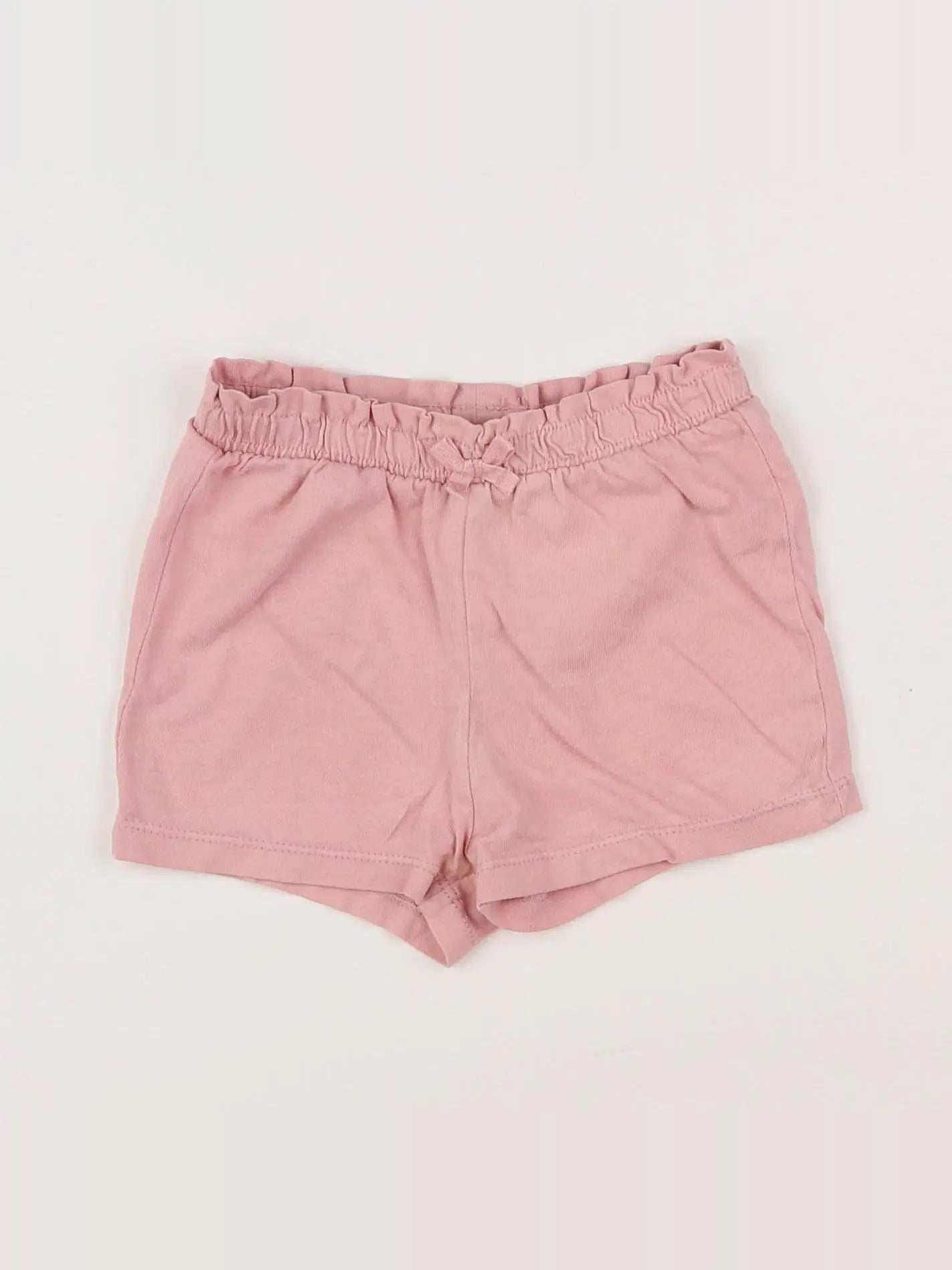 H&M - short rose - 6/9 mois