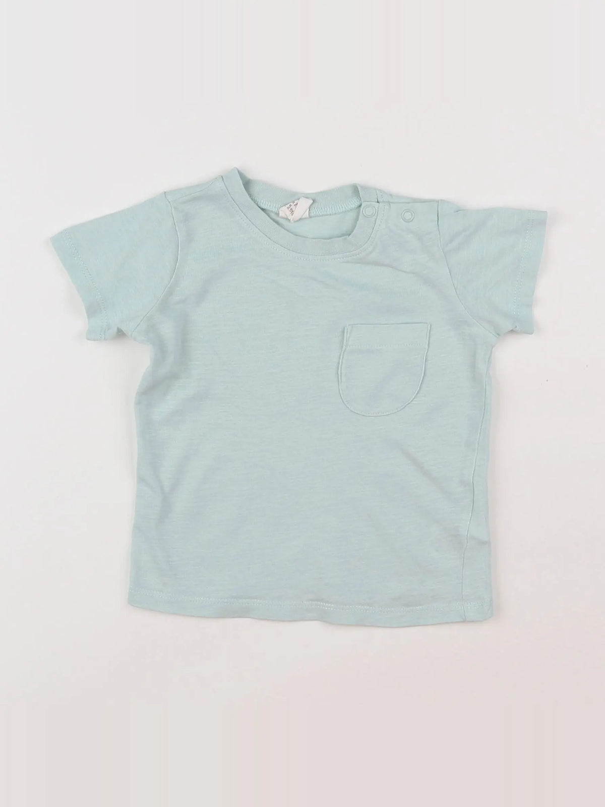 H&M - tee-shirt bleu - 6/9 mois