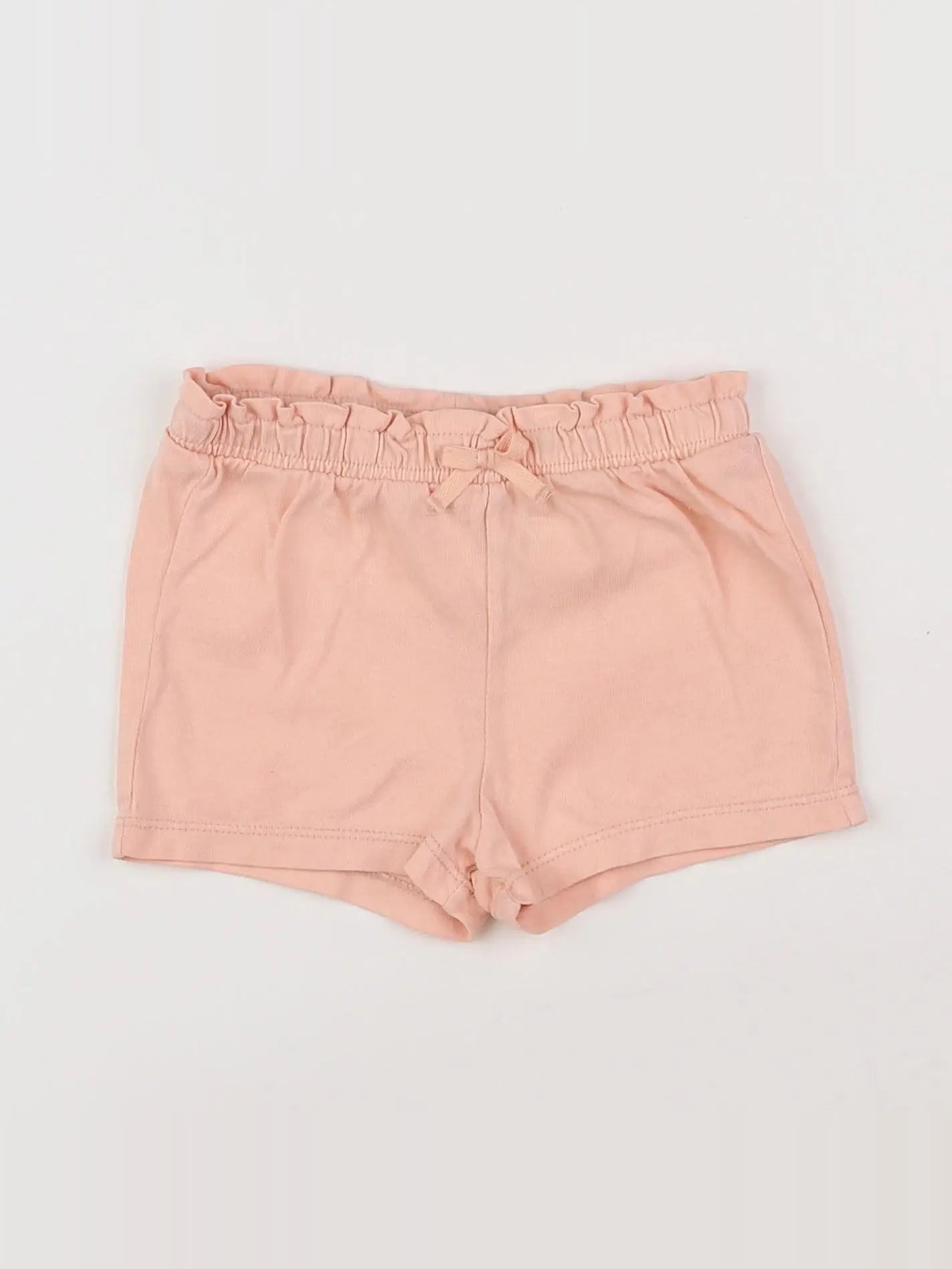H&M - short rose - 6/9 mois