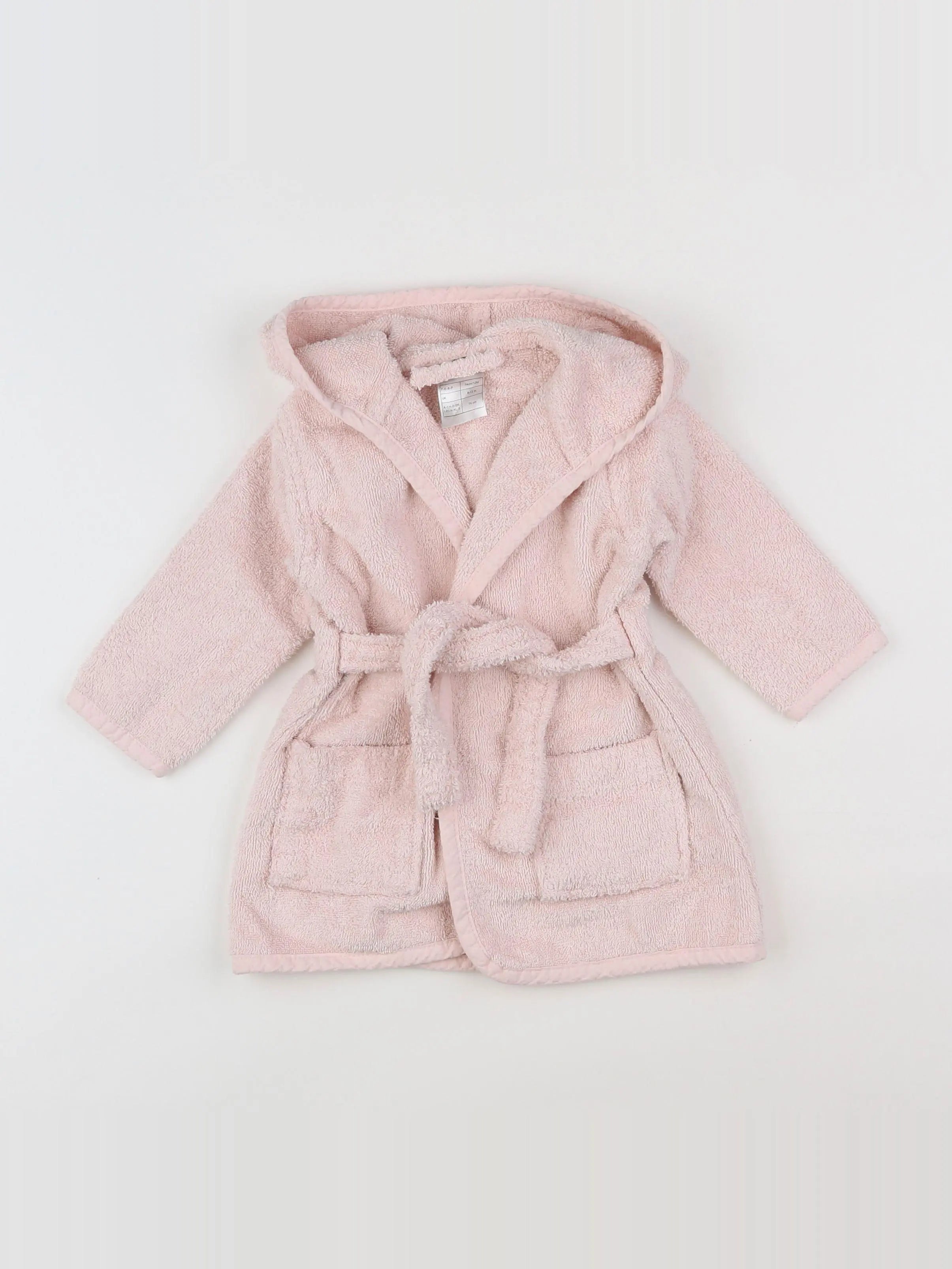 Vertbaudet - peignoir rose - 9/12m