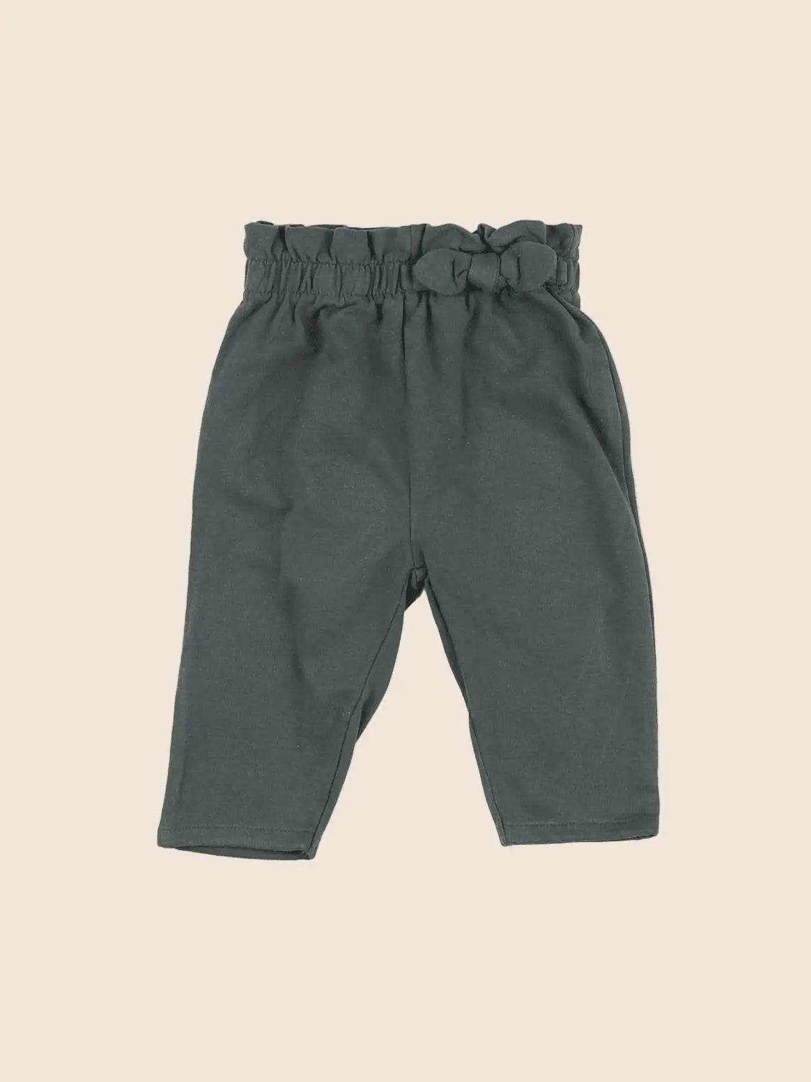 Vertbaudet - pantalon vert - 6 mois