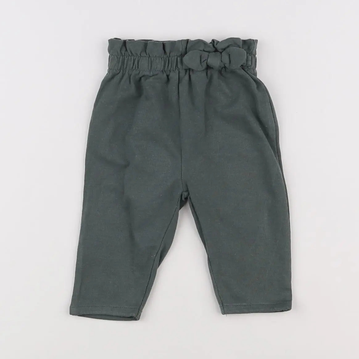Vertbaudet - pantalon vert - 6 mois