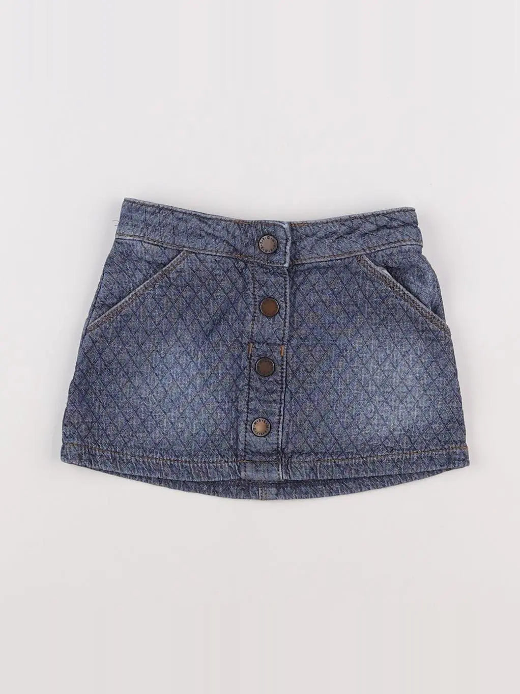 Benetton - jupe bleu - 12 mois