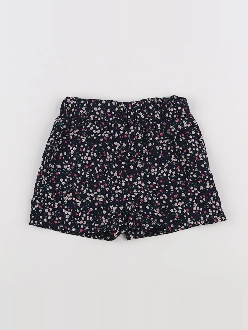 Little Cigogne - short bleu - 12 mois