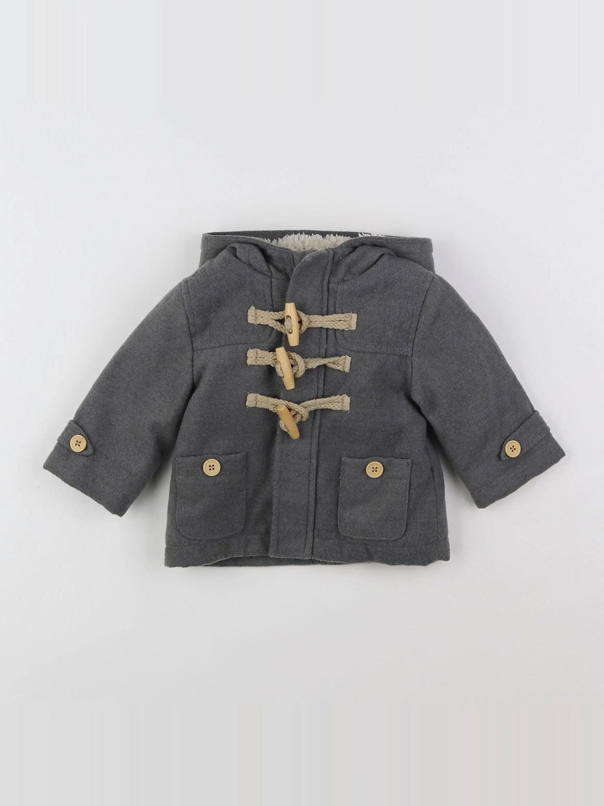 La Redoute - manteau gris - 3 mois